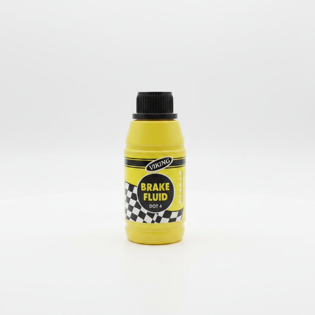 Viking Brake Fluid DOT 4 200ml yellow bottle