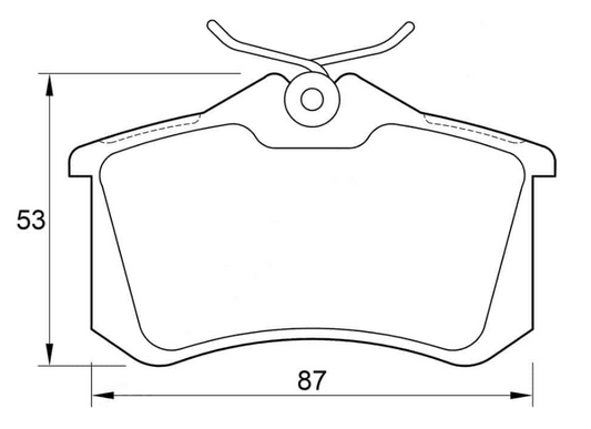 KBC D3658 Brake Pad