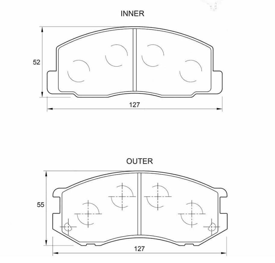 KBC D980 Brake Pad